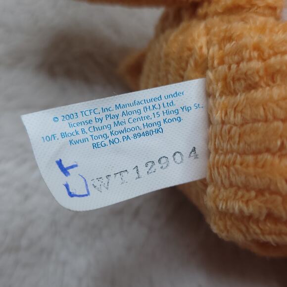 VTG 2003 Care Bears Tender Heart Chenille Plush Bear 9" by TCFC, Play Along Ltd - Picture 8 of 12